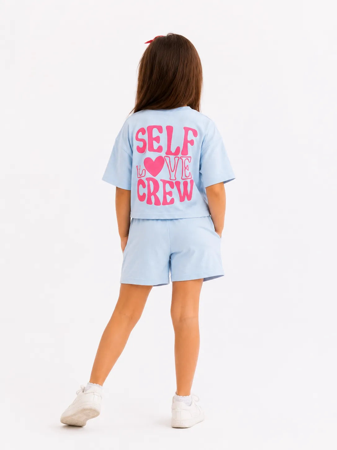 Girls' Cotton Candy Outing Set - Light Blue