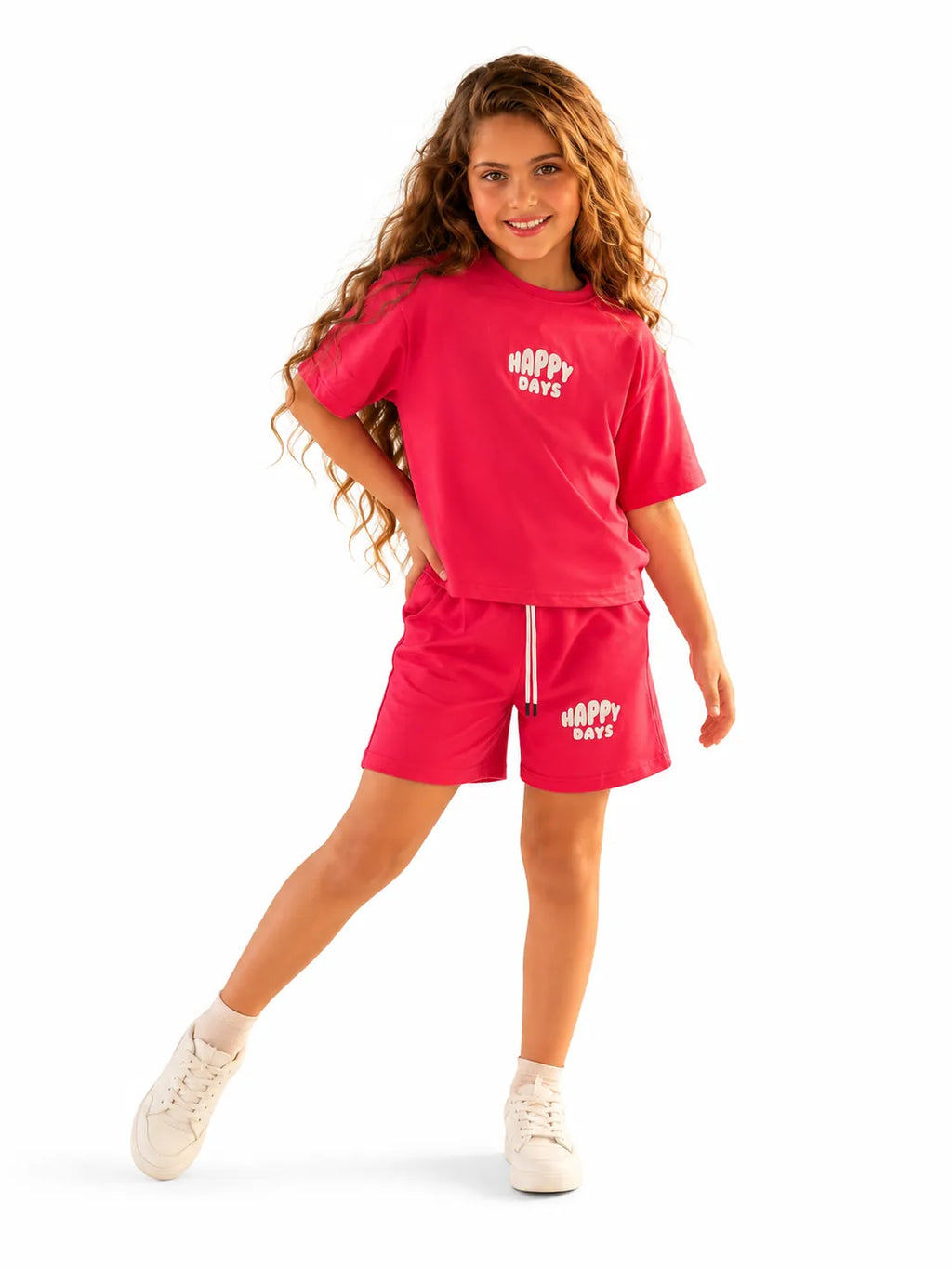 Girls' Cotton Candy Outing Set - Fuchsia