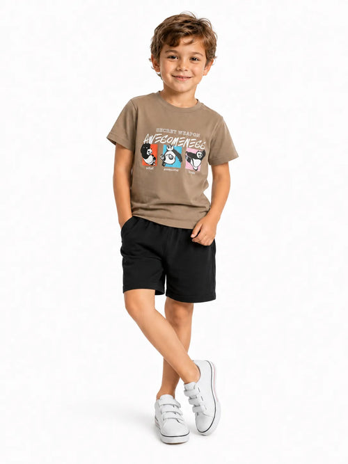 Boys' Cotton Candy Set - Taupe 2
