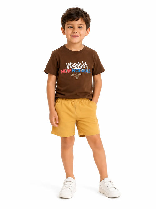 Boys' Cotton Candy Set - Mustard 2