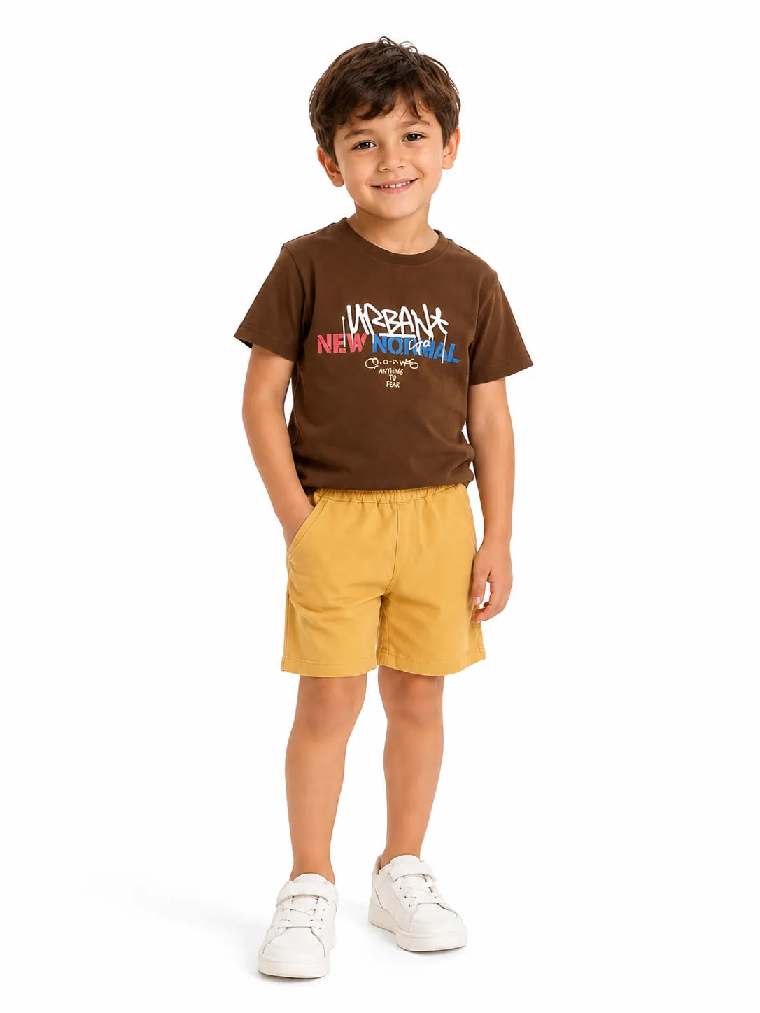 Boys' Cotton Candy Set - Mustard 3