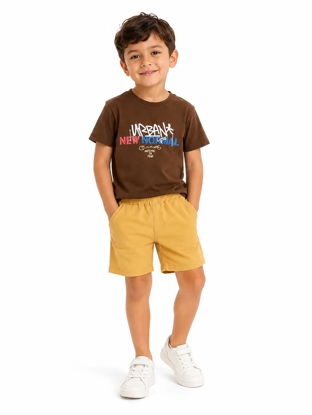 Boys' Cotton Candy Set - Mustard 4