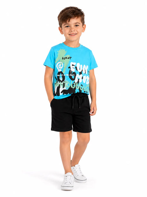 Boys' Cotton Candy Set - Turquoise 2