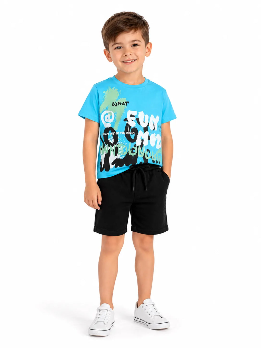 Boys' Cotton Candy Set - Turquoise 3
