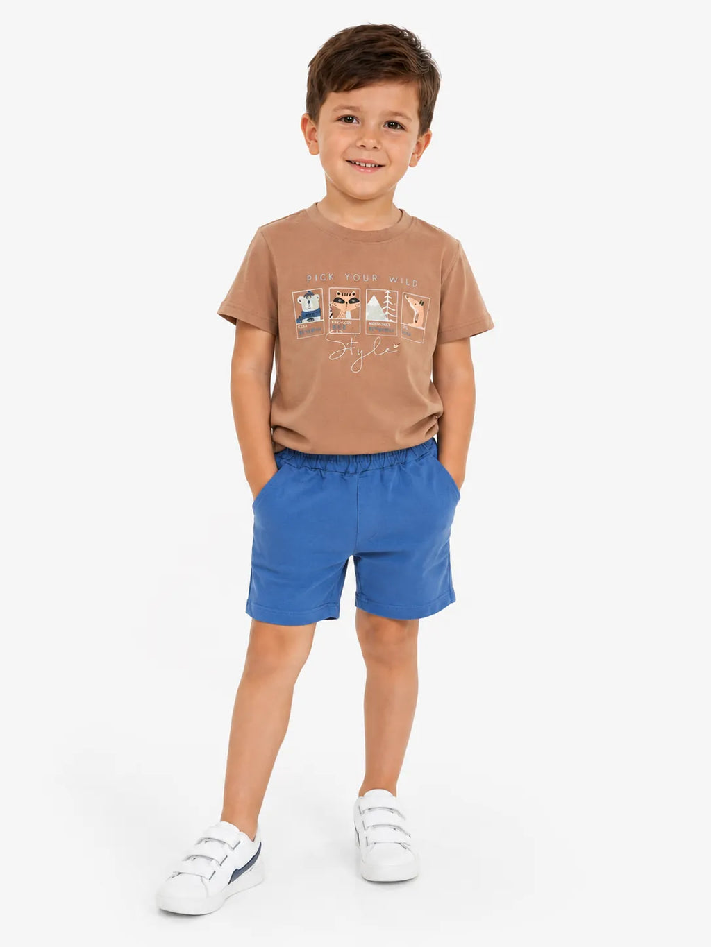 Boys' Cotton Candy Set - Brown 3