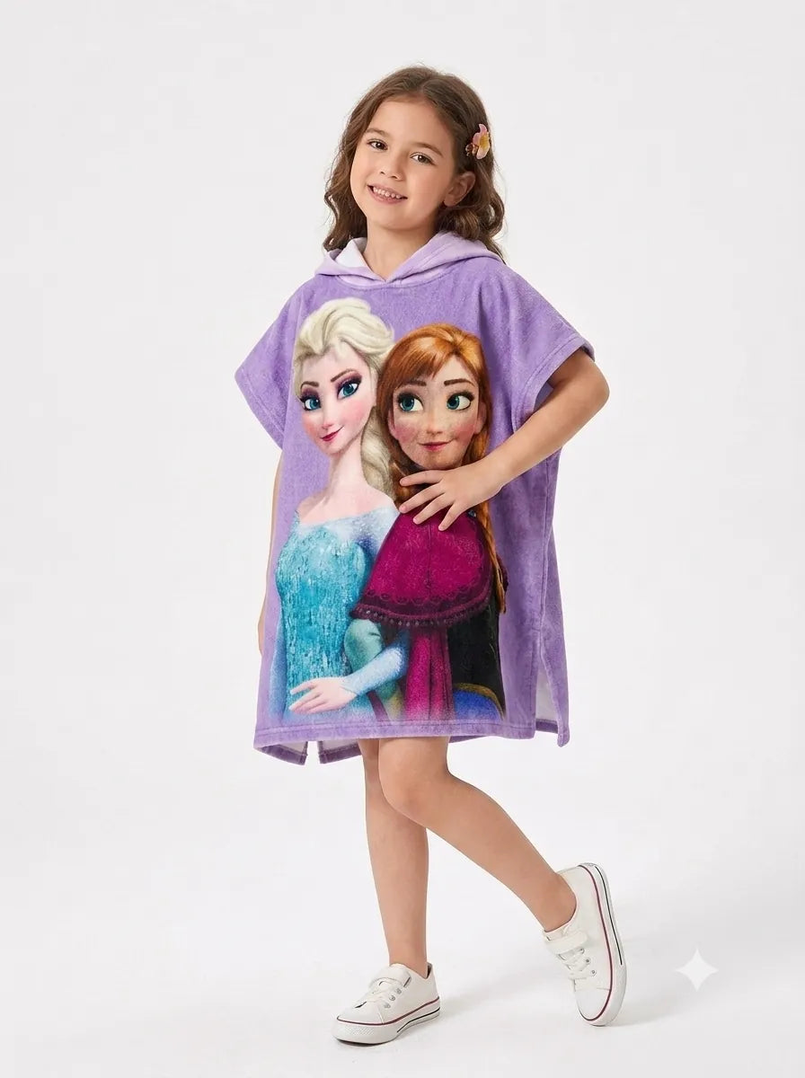 Girls' Hooded Beach Poncho - Frozen