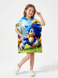 Boys' Hooded Beach Poncho - Sonic