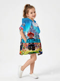 Boys' Hooded Beach Poncho - Ninja