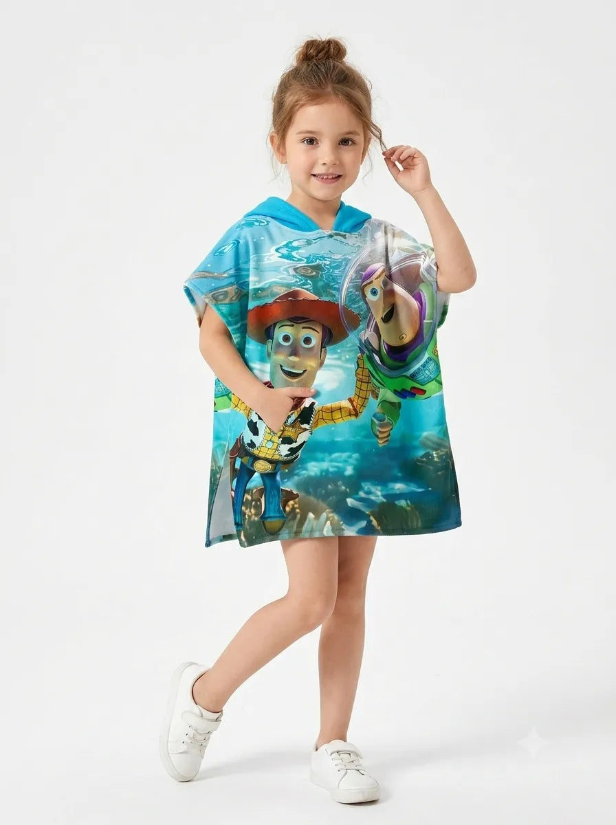 Boys' Hooded Beach Poncho - Toy Story