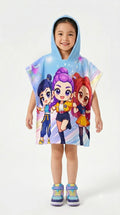 Girls' Hooded Beach Poncho - Princess