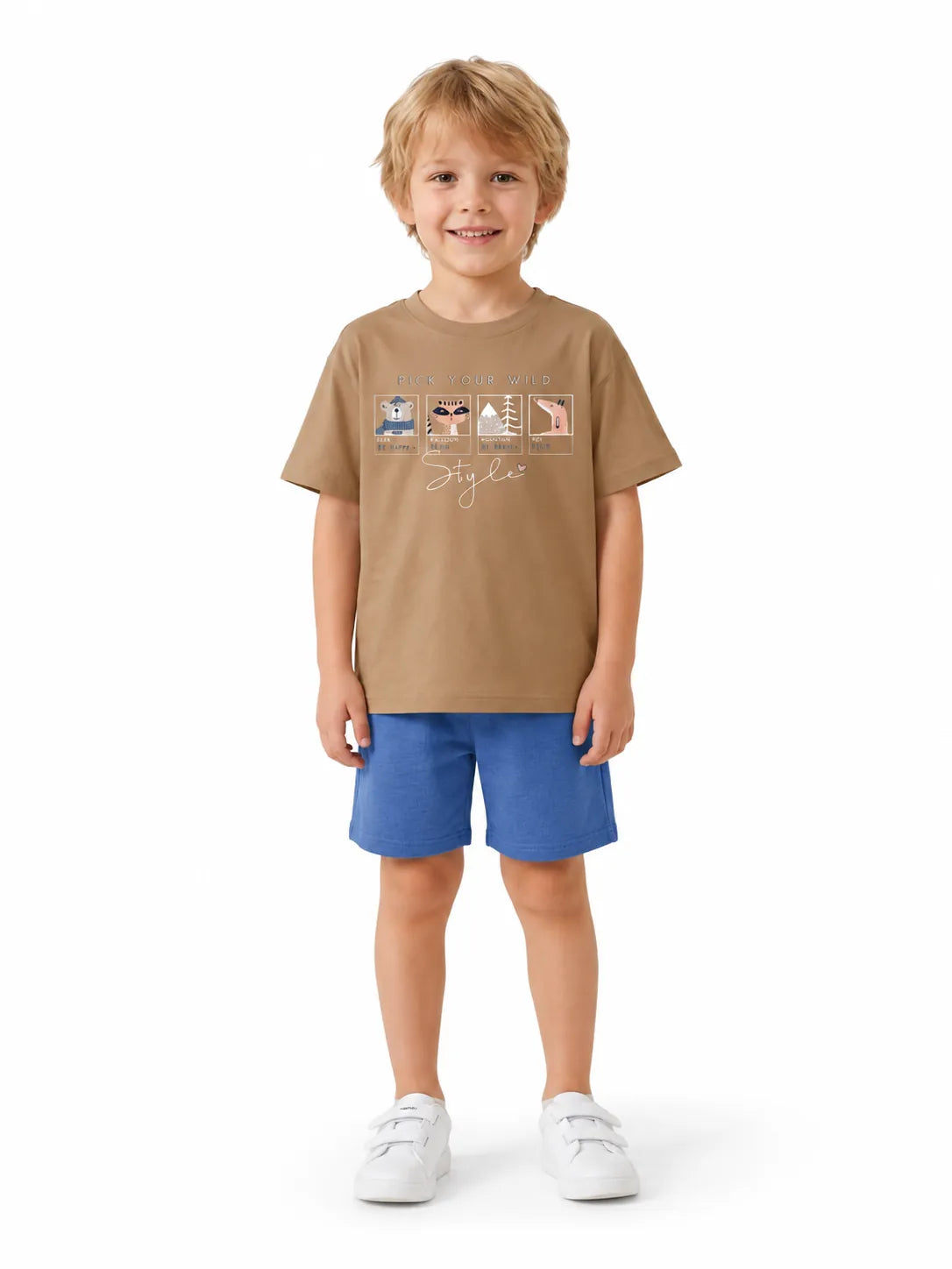 Boys' Cotton Candy Tee & Shorts Set
