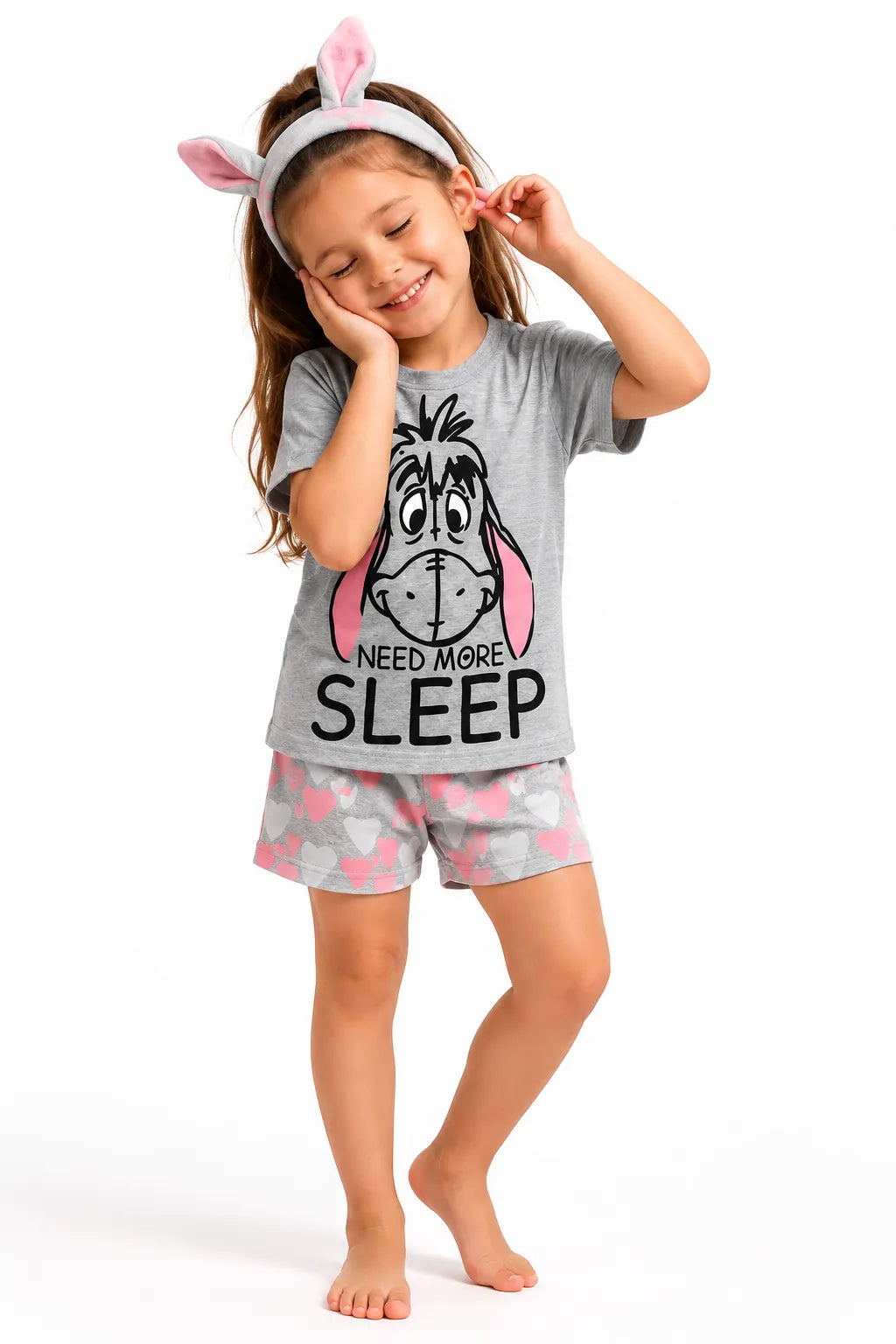 Girls' Summer Tee & Shorts Set - back