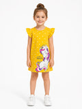 Girls' Silk-Screen Cotton Tee