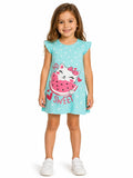 Girls' Silk-Screen Cotton Tee