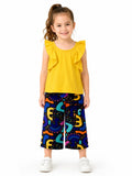 Girls' Tee & Barbie-Print Trousers Set