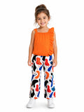 Girls' Tee & Barbie-Print Trousers Set