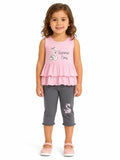 Baby Girls' Cotton Home-Wear Set